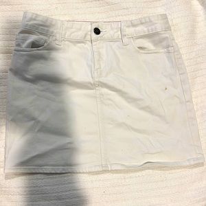 JCrew white denim skirt size 24.